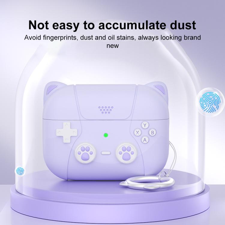 Funda de silicona para auriculares XDcase con diseño de gato retro y dibujos animados, For AirPods Pro 3, For AirPods 4, For AirPods Pro 2 / 1