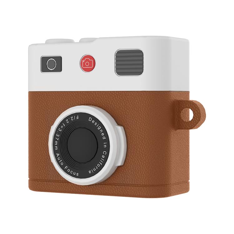 Funda de silicona para auriculares XDcase estilo cámara retro, For AirPods Pro 3, For AirPods 4, For AirPods Pro 2