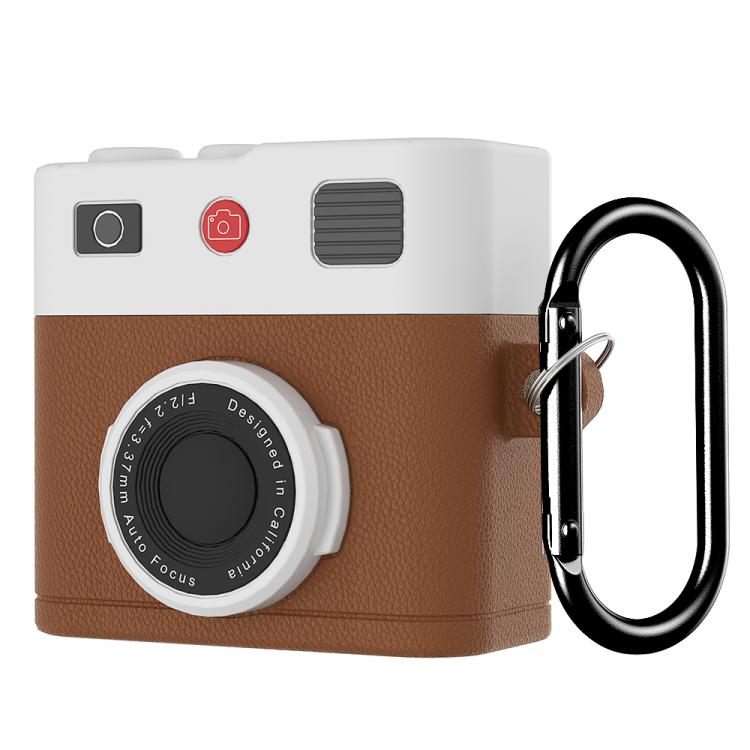Funda de silicona para auriculares XDcase estilo cámara retro, For AirPods Pro 3, For AirPods 4, For AirPods Pro 2