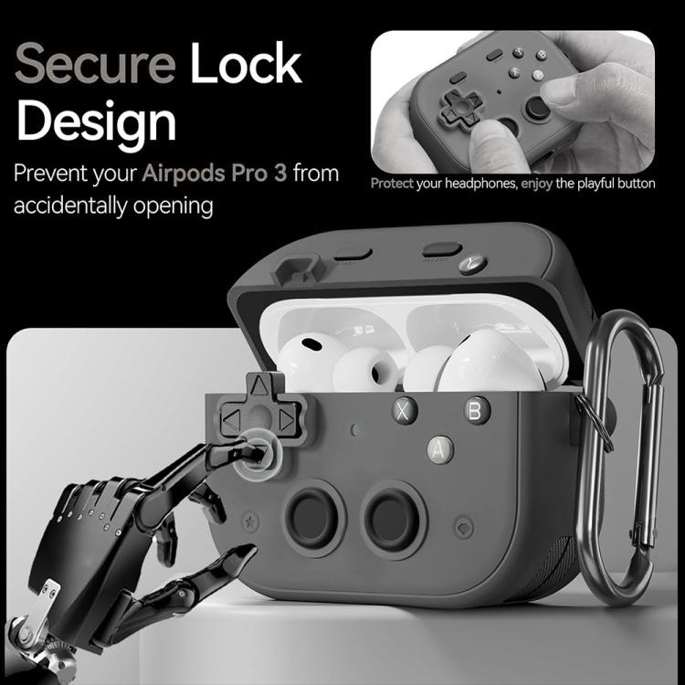 Funda protectora para auriculares con diseño de consola de juegos retro de XDcase, For AirPods Pro 3, For AirPods 4, For AirPods Pro 2 / 1