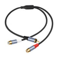 Cable divisor de audio en forma de Y 8004MFF RCA macho a 2 RCA hembra, 8004MFF