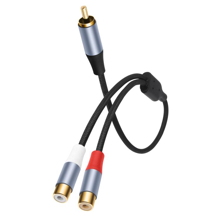 Cable divisor de audio en forma de Y 8004MFF RCA macho a 2 RCA hembra, 8004MFF