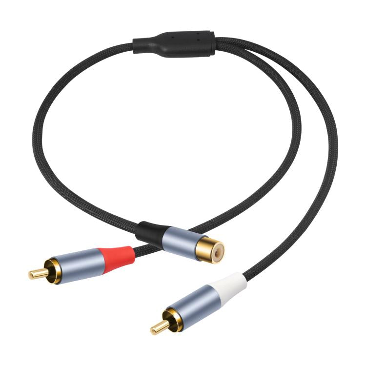Cable divisor de audio en forma de Y con conector RCA hembra 8004MMF a 2 conectores RCA macho, 8004MMF