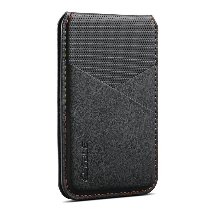 ESEBLE S3 Soporte magnético RFID para tarjetas de teléfono móvil con textura de piel sintética y bloques de color