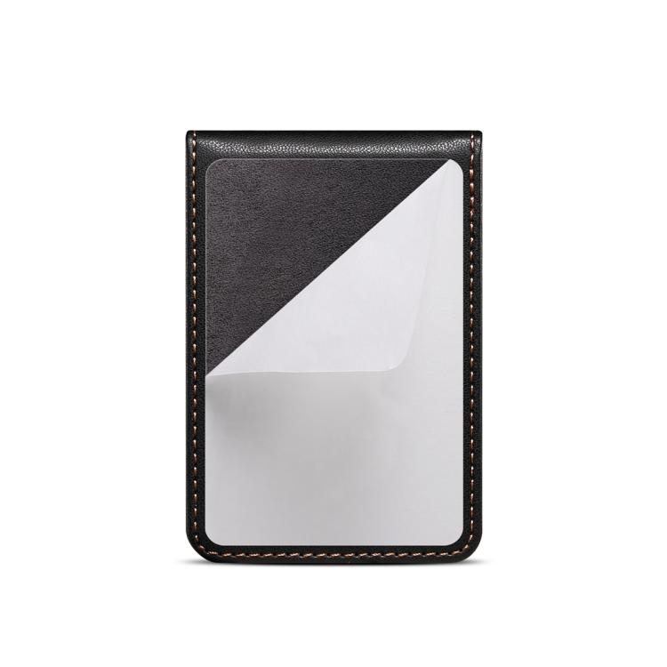 ESEBLE Soporte plegable para tarjetas RFID para teléfonos móviles con textura romboidal y adhesivo