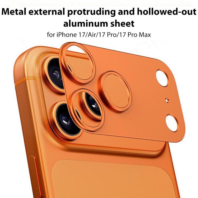 Protector de lente de cámara hueco de aleación de titanio XDcase (5 unidades), For iPhone 17