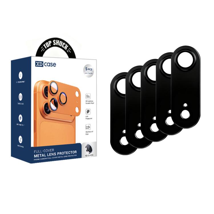 XDcase 5 piezas de anillos protectores de metal esmerilado de cobertura total para lentes de cámara, For iPhone Air