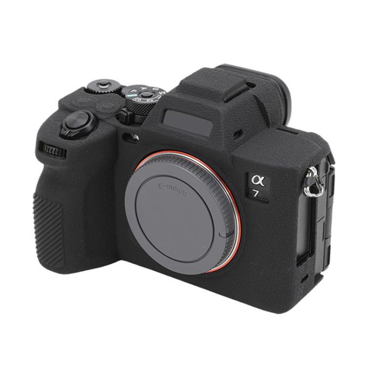 Funda protectora de silicona suave con textura de lichi, For Sony Alpha 7 V / ILCE-7M5