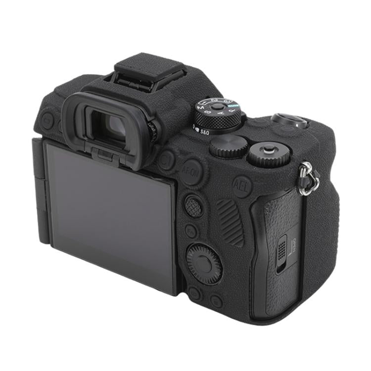 Funda protectora de silicona suave con textura de lichi, For Sony Alpha 7 V / ILCE-7M5