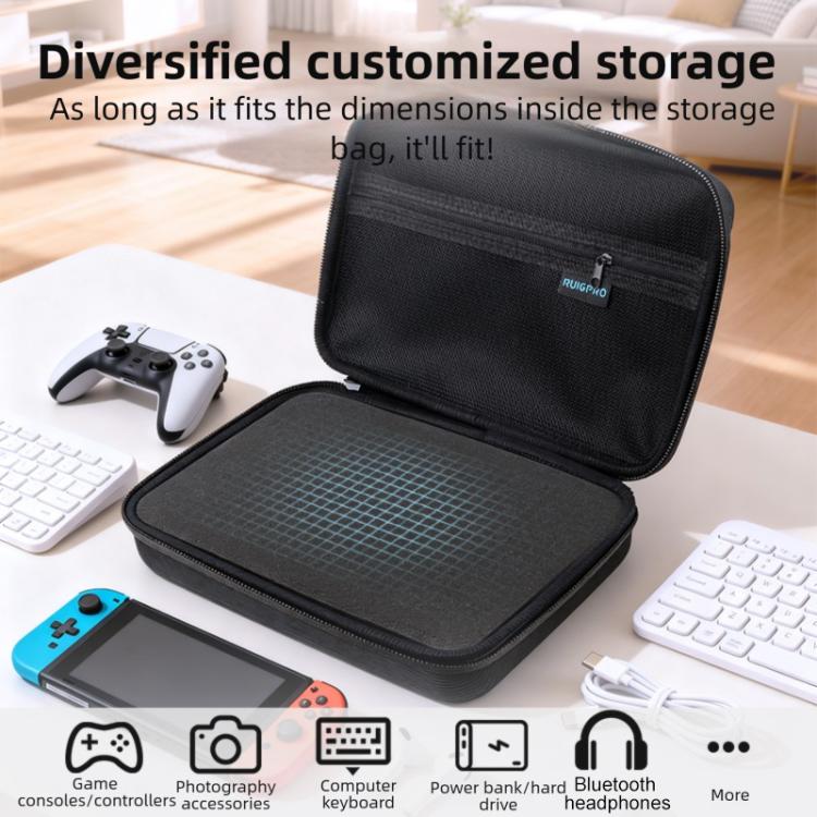Bolso de mano multifuncional para almacenamiento digital RUIGPRO DIY, 31.5 x 23 x 7.5cm, 24 x 16.5 x 7.5cm