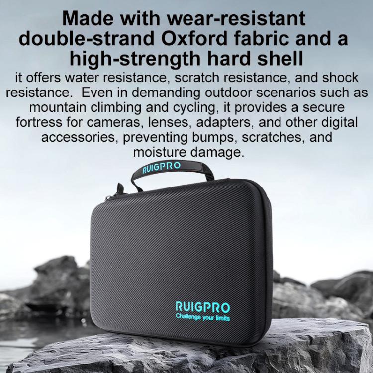 Bolso de mano multifuncional para almacenamiento digital RUIGPRO DIY, 31.5 x 23 x 7.5cm, 24 x 16.5 x 7.5cm