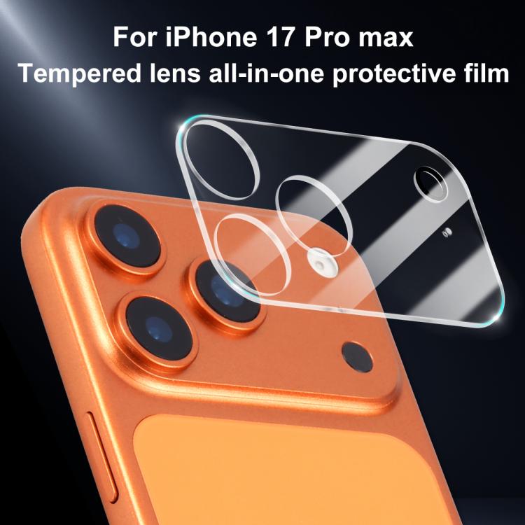 XDcase 5 láminas de cristal templado transparente integradas para cámara, For iPhone 17 Pro Max, For iPhone 17 Pro, For iPhone 17, For iPhone Air