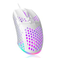 Ratón para juegos con cable SOLAKAKA SM900 con iluminación RGB hueca tipo panal., SM900