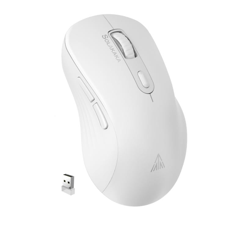 Ratón inalámbrico SOLAKAKA SM66 de 4200 DPI, 2,4 GHz + Bluetooth, modo dual., SM66
