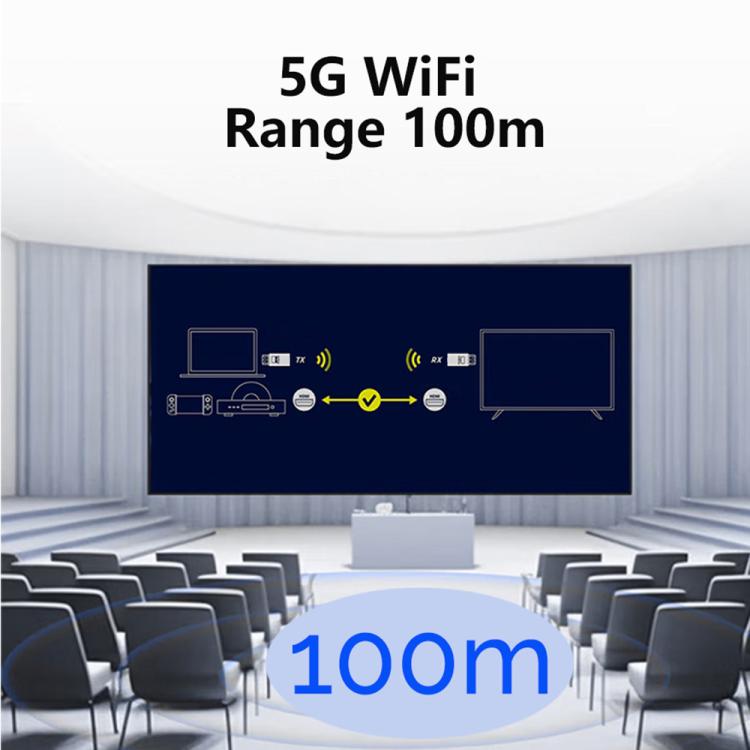 Conjunto de transmisor y receptor inalámbrico para duplicación de pantalla 5G Measy AM18052T