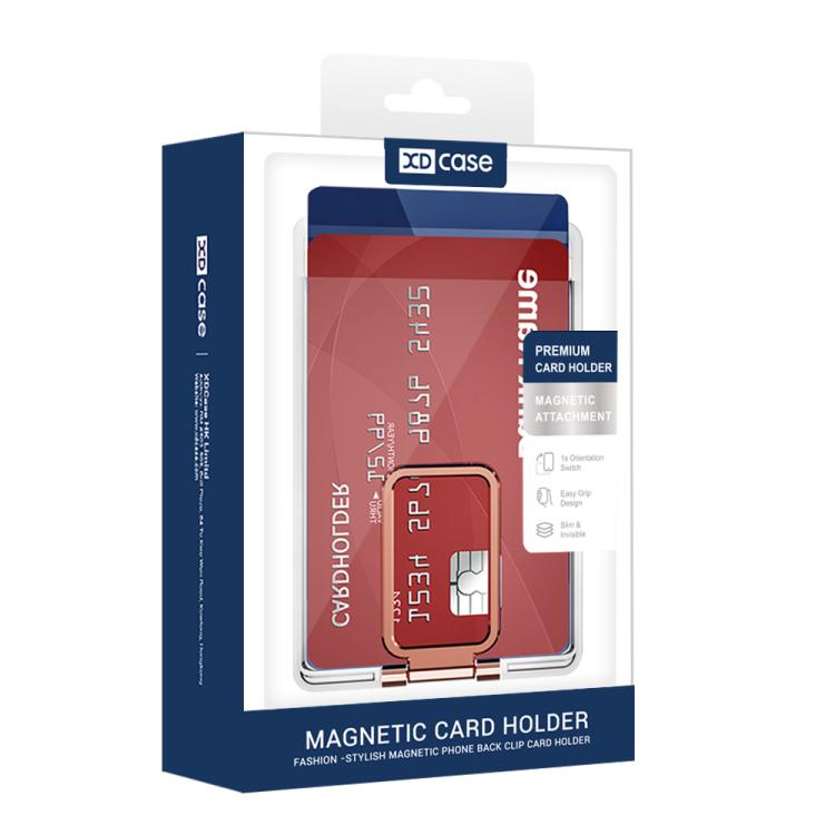 Ranura magnética trasera para tarjetas XDcase con soporte para iPhone / Galaxy y más