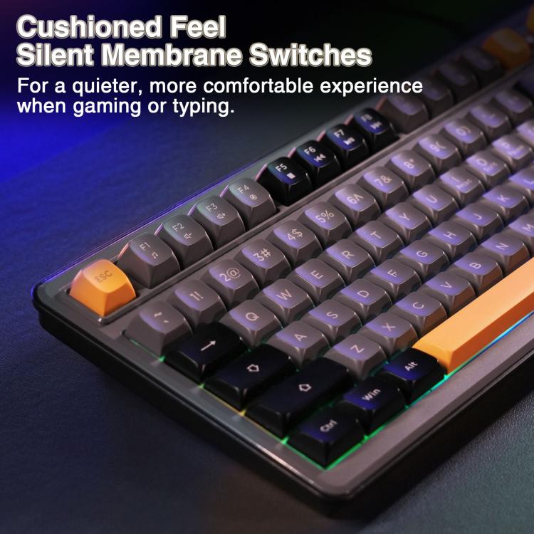 Teclado inalámbrico de silicona SOLAKAKA SK90 Tri-mode de 90 teclas