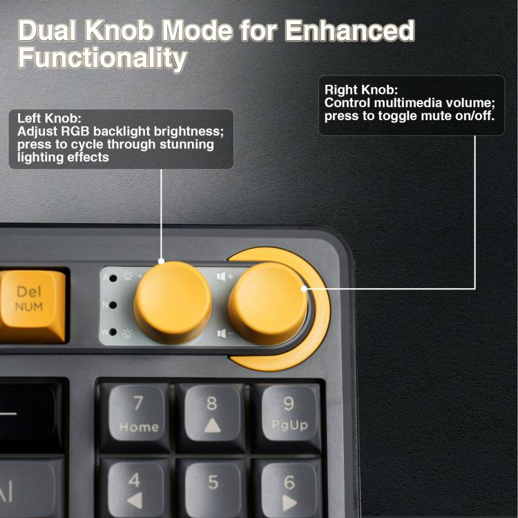 Teclado inalámbrico de silicona SOLAKAKA SK90 Tri-mode de 90 teclas