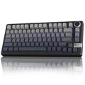 Teclado mecánico inalámbrico SOLAKAKA Ki75 con tres modos RGB y leyenda lateral, Seiya Switch