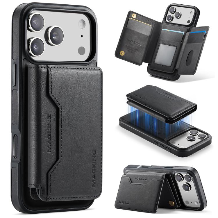 Funda desmontable para teléfono MagSafe RFID K3 Pro de la serie MAGKING K3, For iPhone 17 Pro Max, For iPhone 17 Pro, For iPhone Air