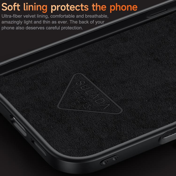 Funda para teléfono de piel sintética con soporte metálico oculto y pulsera SULADA, For iPhone 17 Pro Max, For iPhone 17 Pro, For iPhone 17, For iPhone 16 Pro Max, For iPhone 16 Pro, For iPhone 16