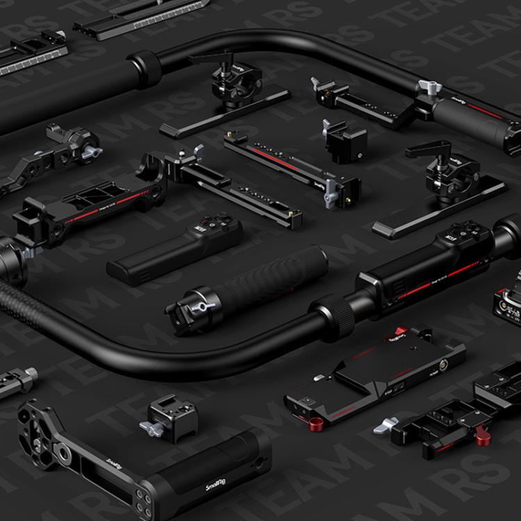 Soporte para cardán SmallRig para DJI RS4 / RS3 / RSC2, Sling Handle, Sling Handle Monitor Kit, Dual Handgrip, Monitor Mount, Arca Quick Release Plate, NATO Clamp, Extended Quick Release Plate, Quick Release Plate with Arca-Swiss