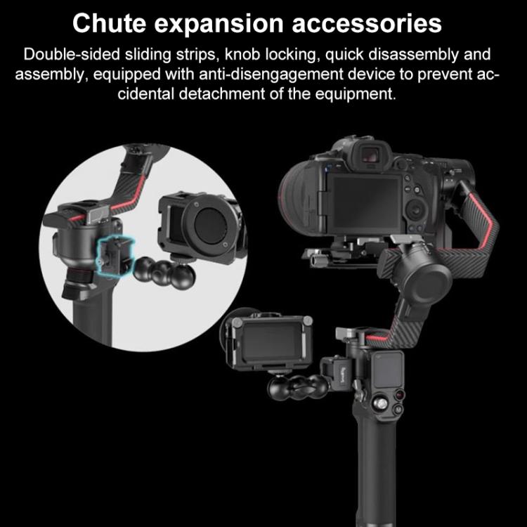 Soporte para cardán SmallRig para DJI RS4 / RS3 / RSC2, Sling Handle, Sling Handle Monitor Kit, Dual Handgrip, Monitor Mount, Arca Quick Release Plate, NATO Clamp, Extended Quick Release Plate, Quick Release Plate with Arca-Swiss