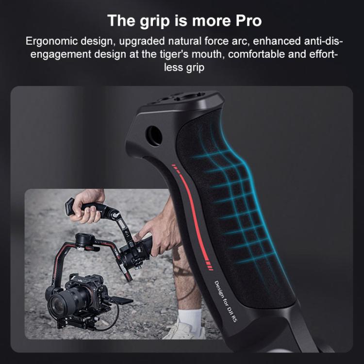 Soporte para cardán SmallRig para DJI RS3 mini, Sling Handle, Arca-Swiss Mount Plate, Extended Vertical Arm