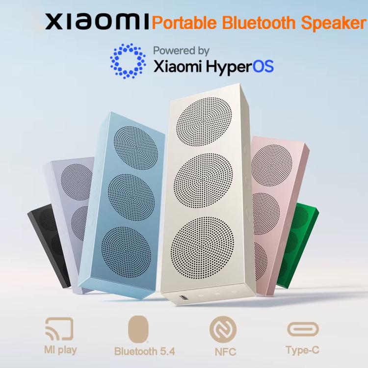 Altavoz Bluetooth portátil Xiaomi original, resistente al agua IP66, para escritorio.
