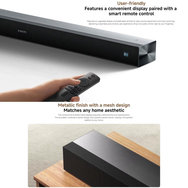 Barra de sonido Xiaomi 2.0 original para TV y PC con soporte NFC., US Plug