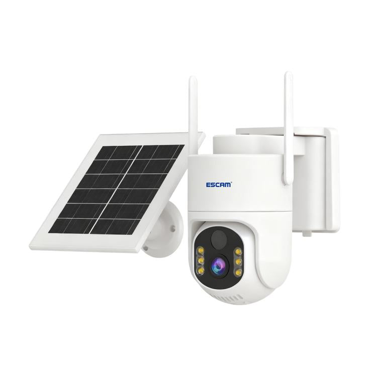 Sistema de cámara de seguridad inalámbrica ESCAM QFS71 4G 3MP IP66 con panel solar, European Version, American Version