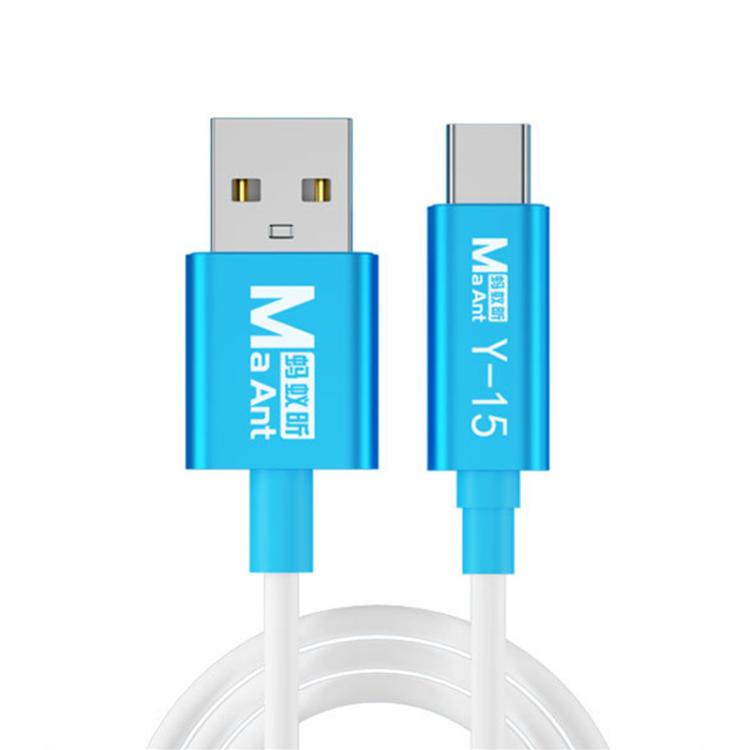 Cable de carga y transferencia de datos USB a Tipo C MaAnt Y-15 para iPhone/iPad, MaAnt Y-15