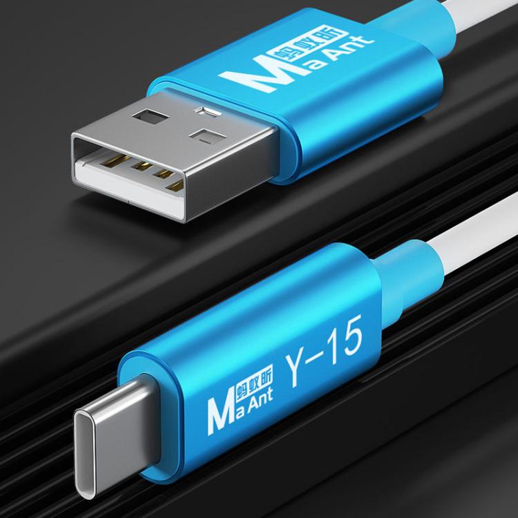 Cable de carga y transferencia de datos USB a Tipo C MaAnt Y-15 para iPhone/iPad, MaAnt Y-15