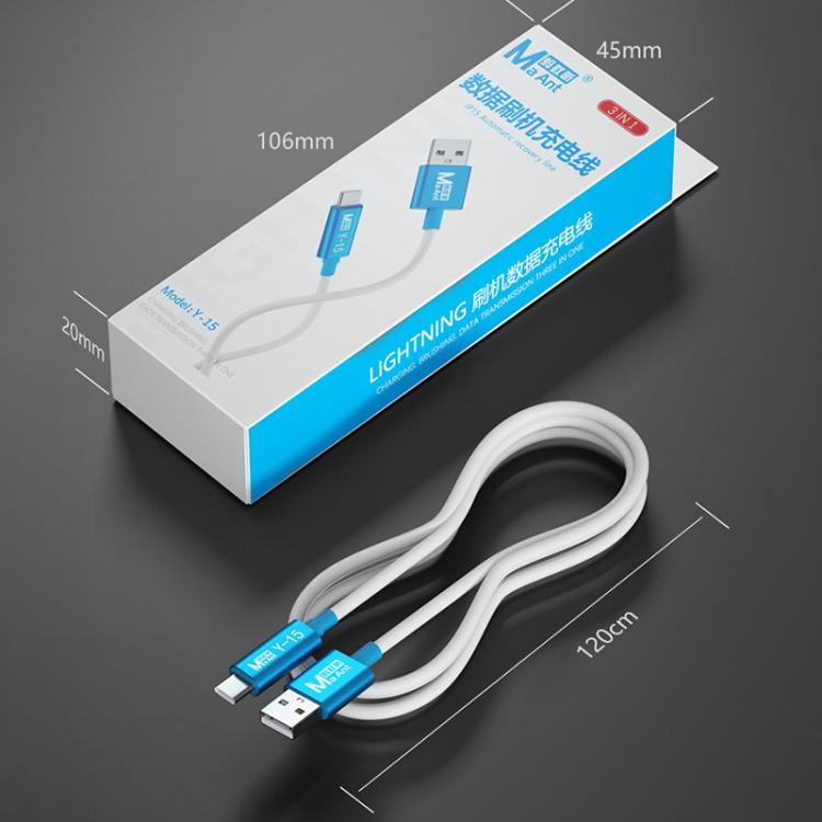 Cable de carga y transferencia de datos USB a Tipo C MaAnt Y-15 para iPhone/iPad, MaAnt Y-15