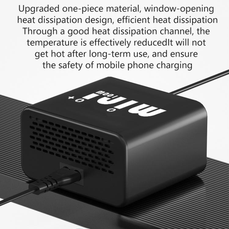 Cargador multifunción MaAnt Dianba Mini de 75 W con 8 puertos y soporte para carga rápida PD., MaAnt Dianba Mini EU Plug