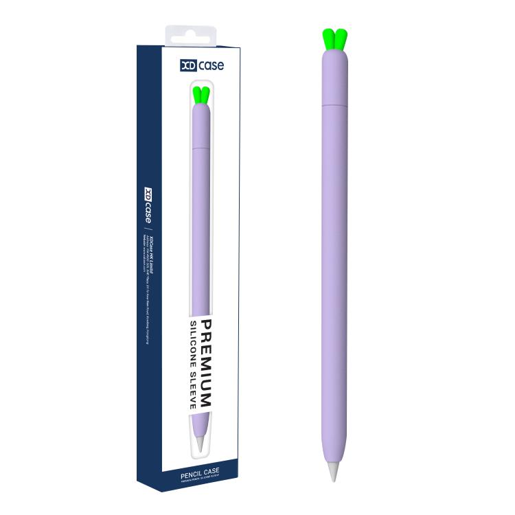 Funda de silicona antideslizante para lápiz óptico con diseño de zanahorias de XDcase, For Apple Pencil Pro / 2