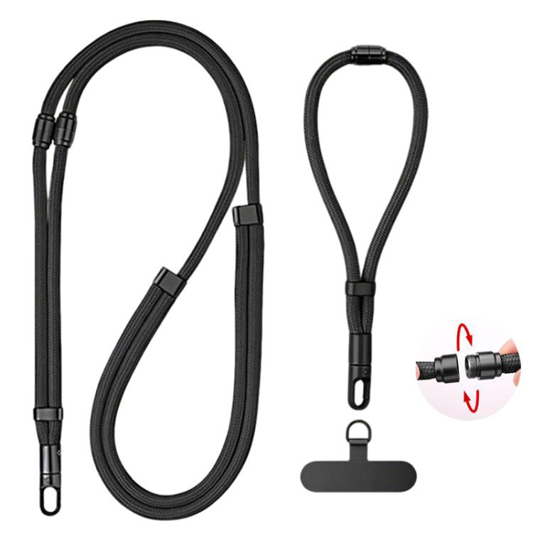 Correa desmontable 3 en 1 para teléfono XDcase para usar cruzada, en el cuello o en la muñeca, con cordón antipérdida y pestaña.
