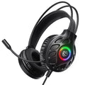 Auriculares para juegos SoulBytes S200 con cable USB de 3,5 mm, LED y micrófono., S200
