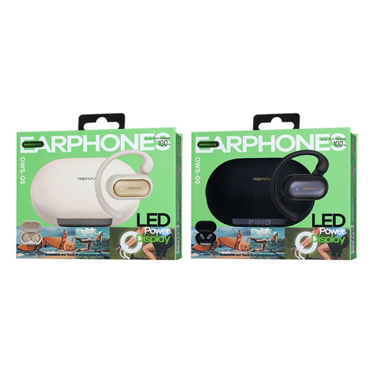 Auriculares inalámbricos Bluetooth con gancho para la oreja REMAX OWS-05, OWS-05