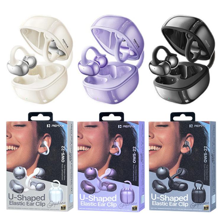 Auriculares Bluetooth inalámbricos REMAX OWS-22 con cancelación de ruido ENC y clip, OWS-22