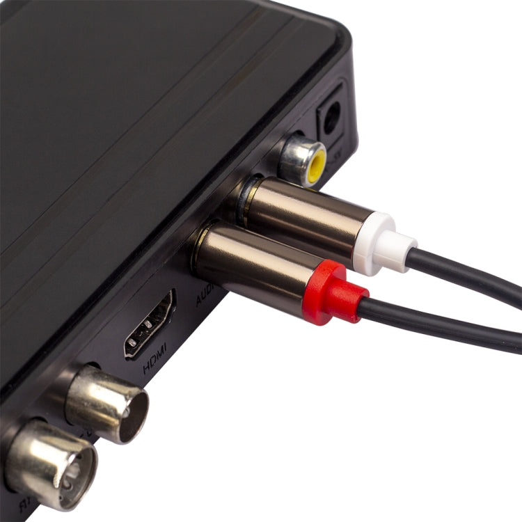 Cable de audio chapado en oro de 2 x RCA a 2 x RCA, 1m, 2m, 3m