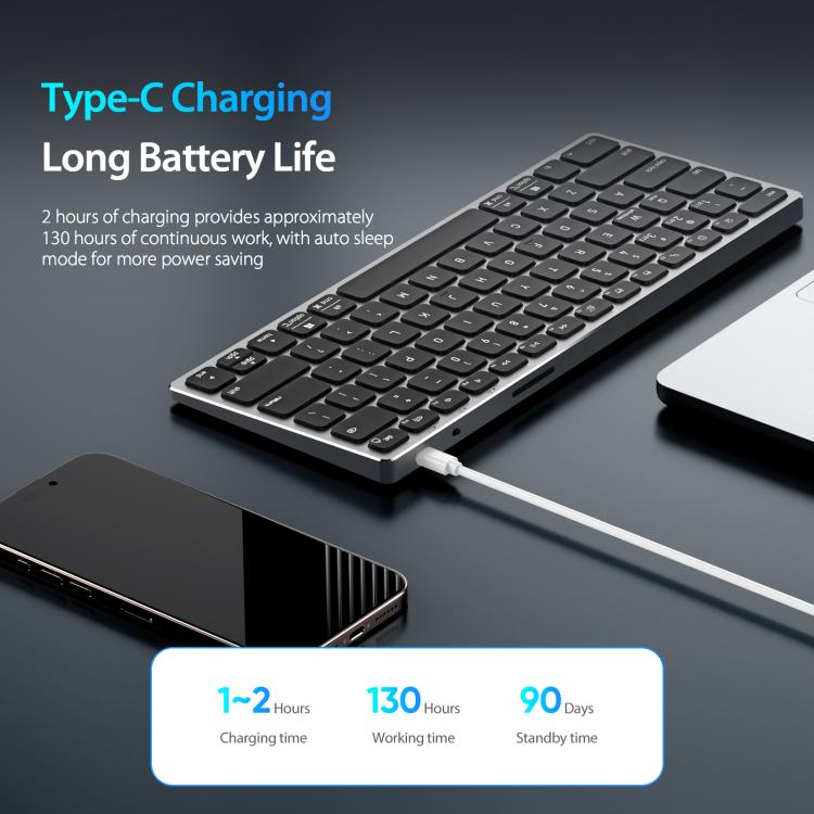 Teclado inalámbrico universal de aleación de aluminio DUX DUCIS LK mini Series, LK mini Series