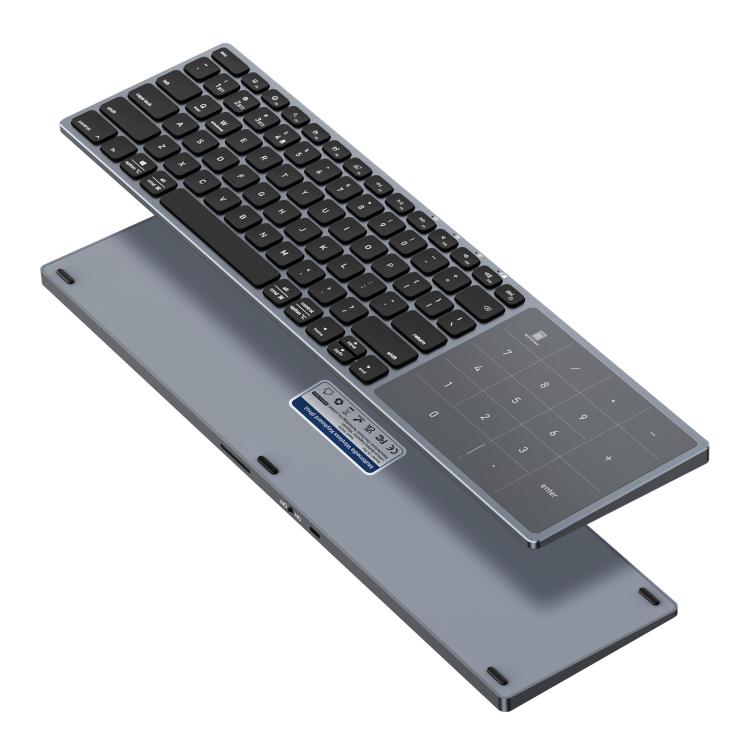 Teclado inalámbrico universal de aleación de aluminio de doble modo DUX DUCIS LK Pro Series con panel táctil digital, LK Pro Series