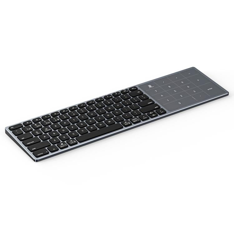 Teclado inalámbrico universal de aleación de aluminio de doble modo DUX DUCIS LK Pro Series con panel táctil digital, LK Pro Series