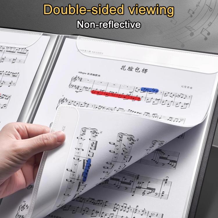 Carpeta extensible para partituras de piano, no reflectante., Black 40 Pages with Index Tabs & Pen, Blue 40 Pages with Index Tabs & Pen, Pink 40 Pages with Index Tabs & Pen, Black 60 Pages with Index Tabs & Pen, Blue 60 Pages with Index Tabs & Pen     ...