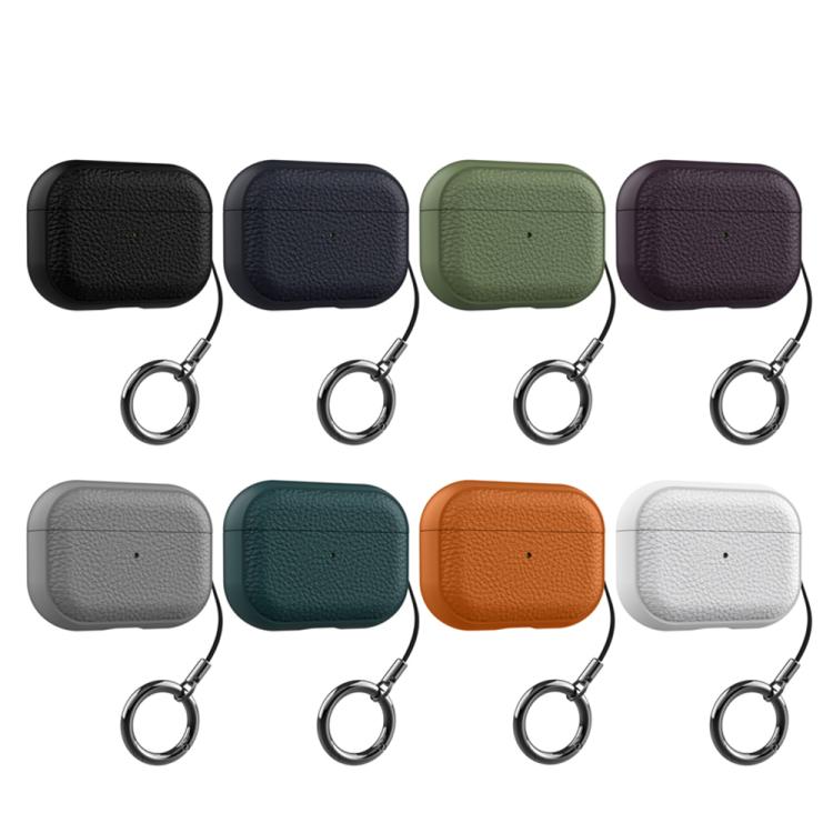 Funda para auriculares XDcase de TPU con textura de lichi y hebilla., For AirPods Pro 3, For AirPods 4, For AirPods Pro 2 / 1