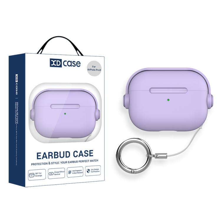 Estuche para auriculares XDcase Music Boy Macaron con hebilla de anillo, For AirPods Pro 3, For AirPods 4, For AirPods Pro 2 / 1