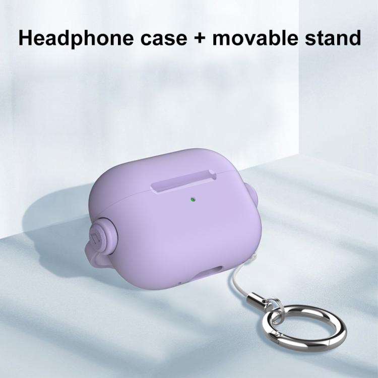 Estuche para auriculares XDcase Music Boy Macaron con hebilla de anillo, For AirPods Pro 3, For AirPods 4, For AirPods Pro 2 / 1