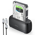 Estación de acoplamiento ORICO DD18C3 para discos duros/SSD SATA de 2,5/3,5 pulgadas, de una sola bahía., EU Plug, UK Plug, US Plug