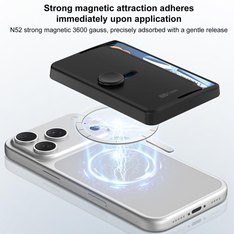 Soporte magnético de 3 tarjetas con botón lateral XDcase para iPhone/Galaxy y más